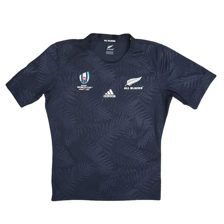 Front of 2019 All Blacks Rugby World Cup Jersey