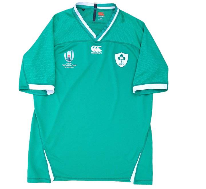 Front of 2019 Ireland Rugby World Cup Jersey 