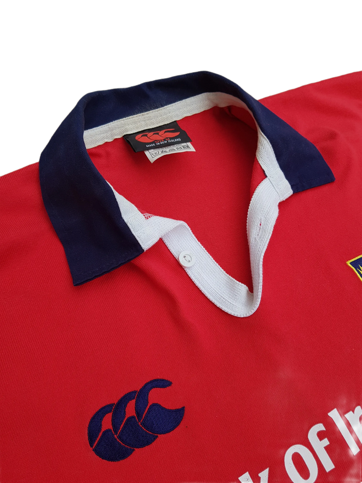 Collar of Signed vintage 1999 Munster Rugby Jersey